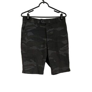 Saint Mens Dark Camouflage Flat Front Chino Shorts Size Medium 48